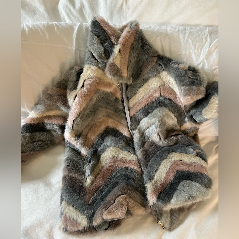 Show me your mumu faux fur coat